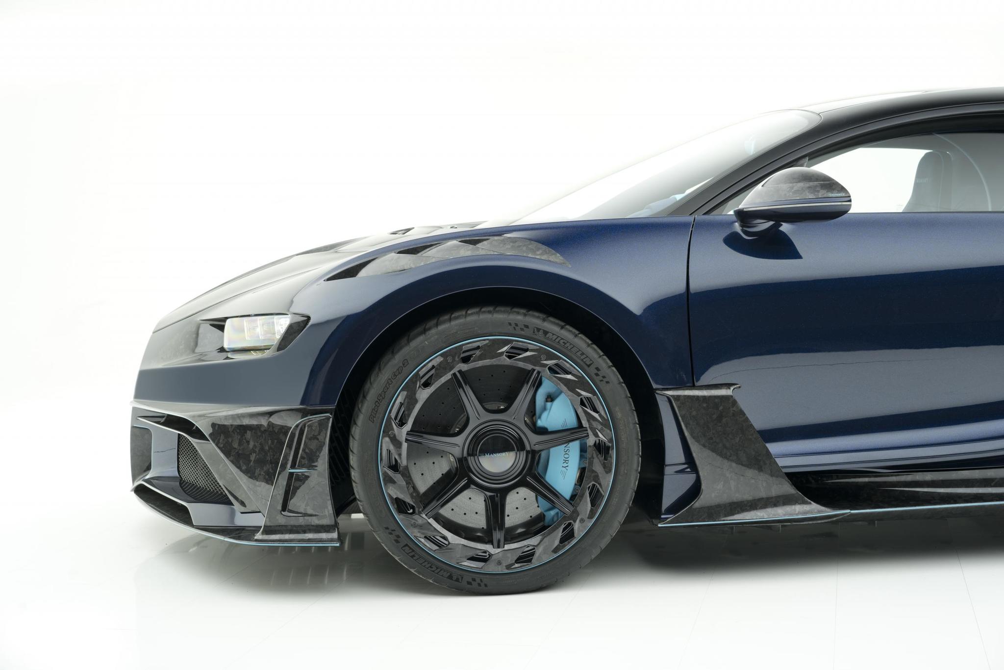 Mansory body kit for Bugatti Chiron latest model