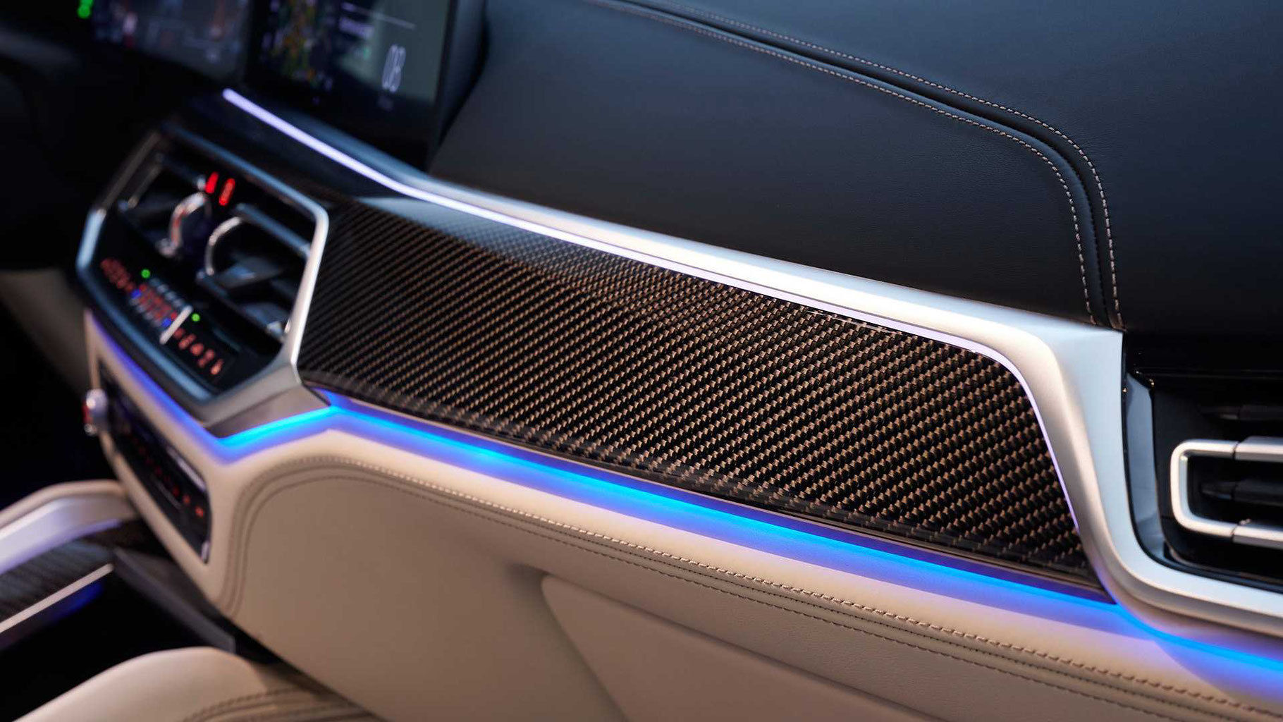 Carbon fiber interior trim for BMW X5 G05 2019