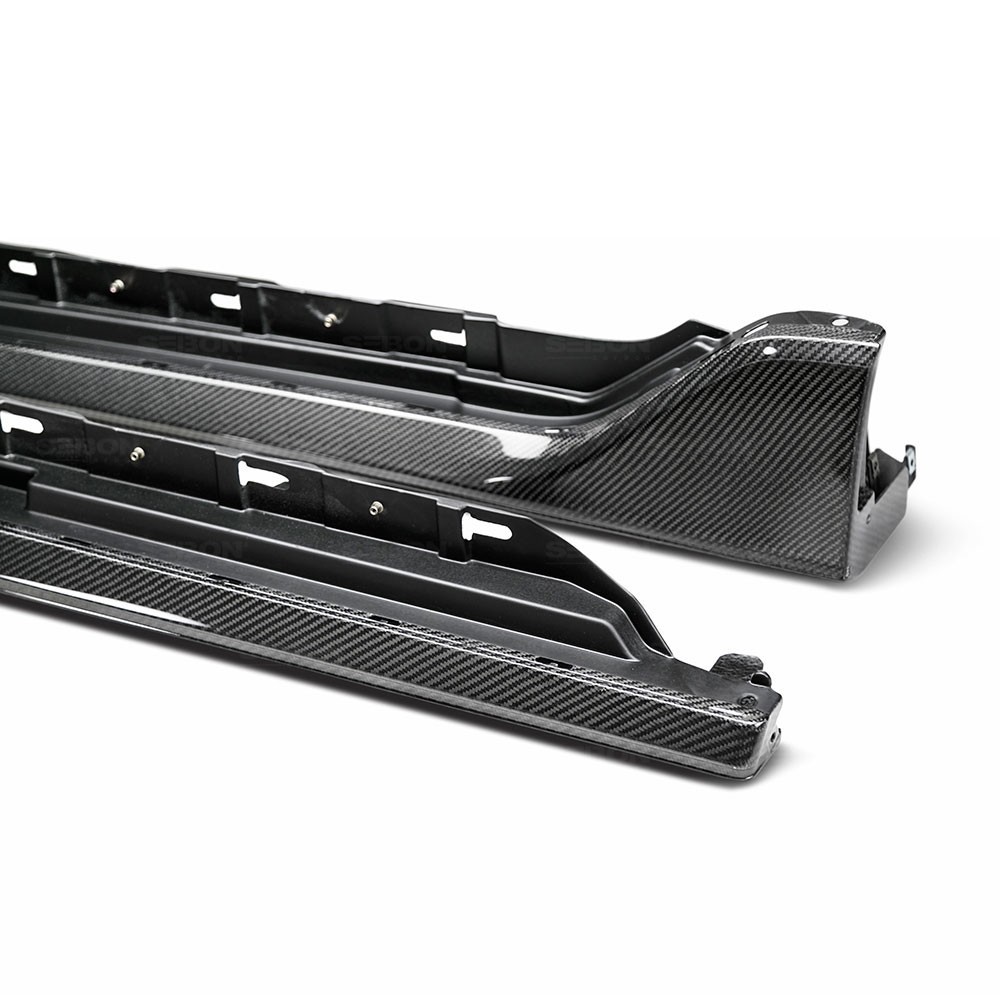 SEIBON OEM-STYLE CARBON FIBER SIDE SKIRT FOR  HONDA CIVIC TYPE R latest model