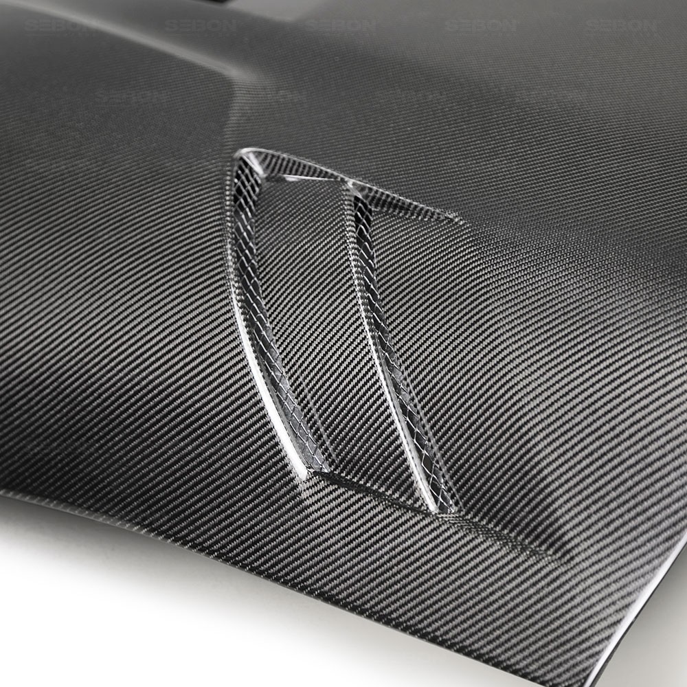 SEIBON TSII-STYLE DOUBLE-SIDED CARBON FIBER HOOD FOR  TOYOTA GR SUPRA new style