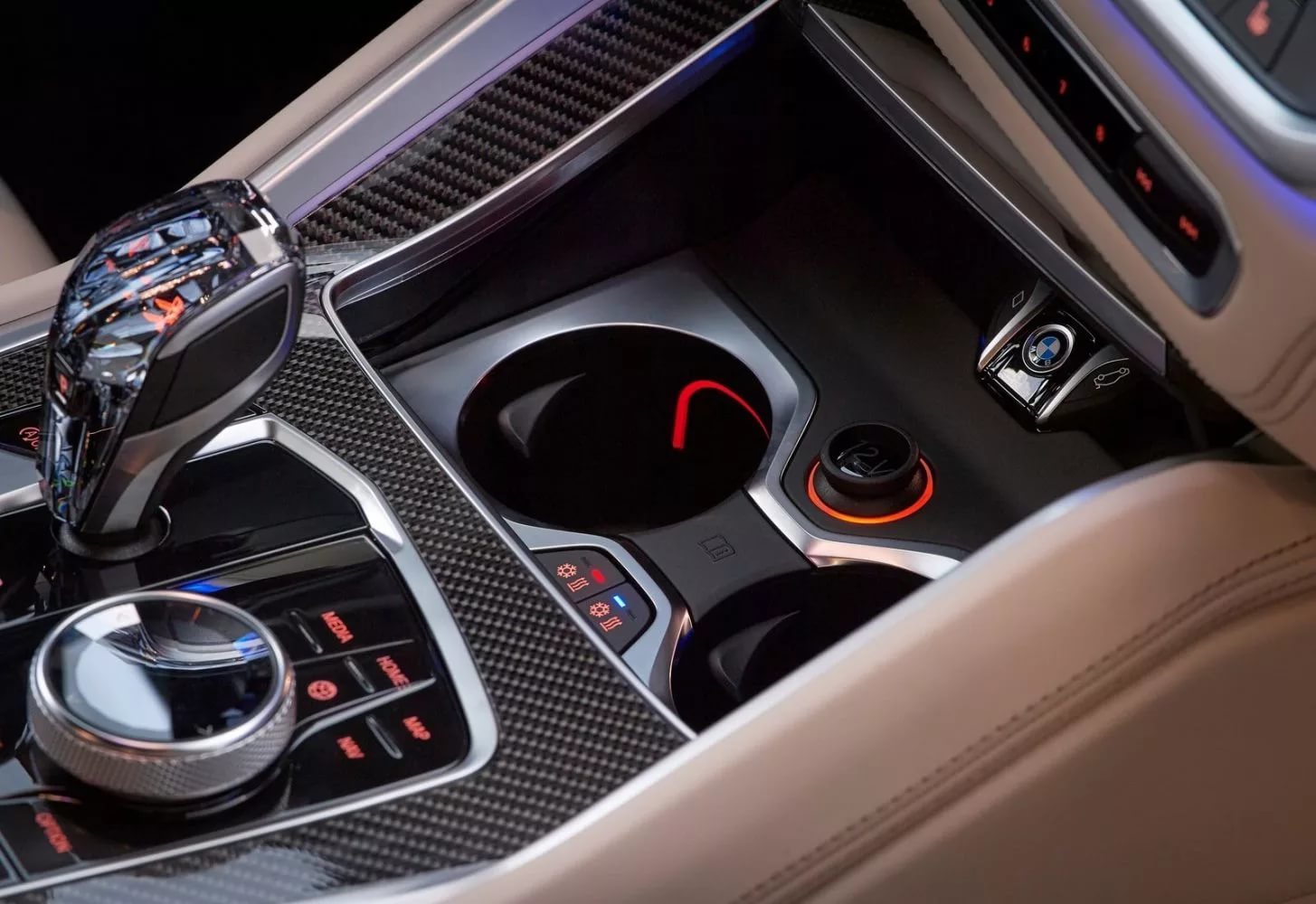 Carbon fiber interior trim for BMW X5 G05 2020