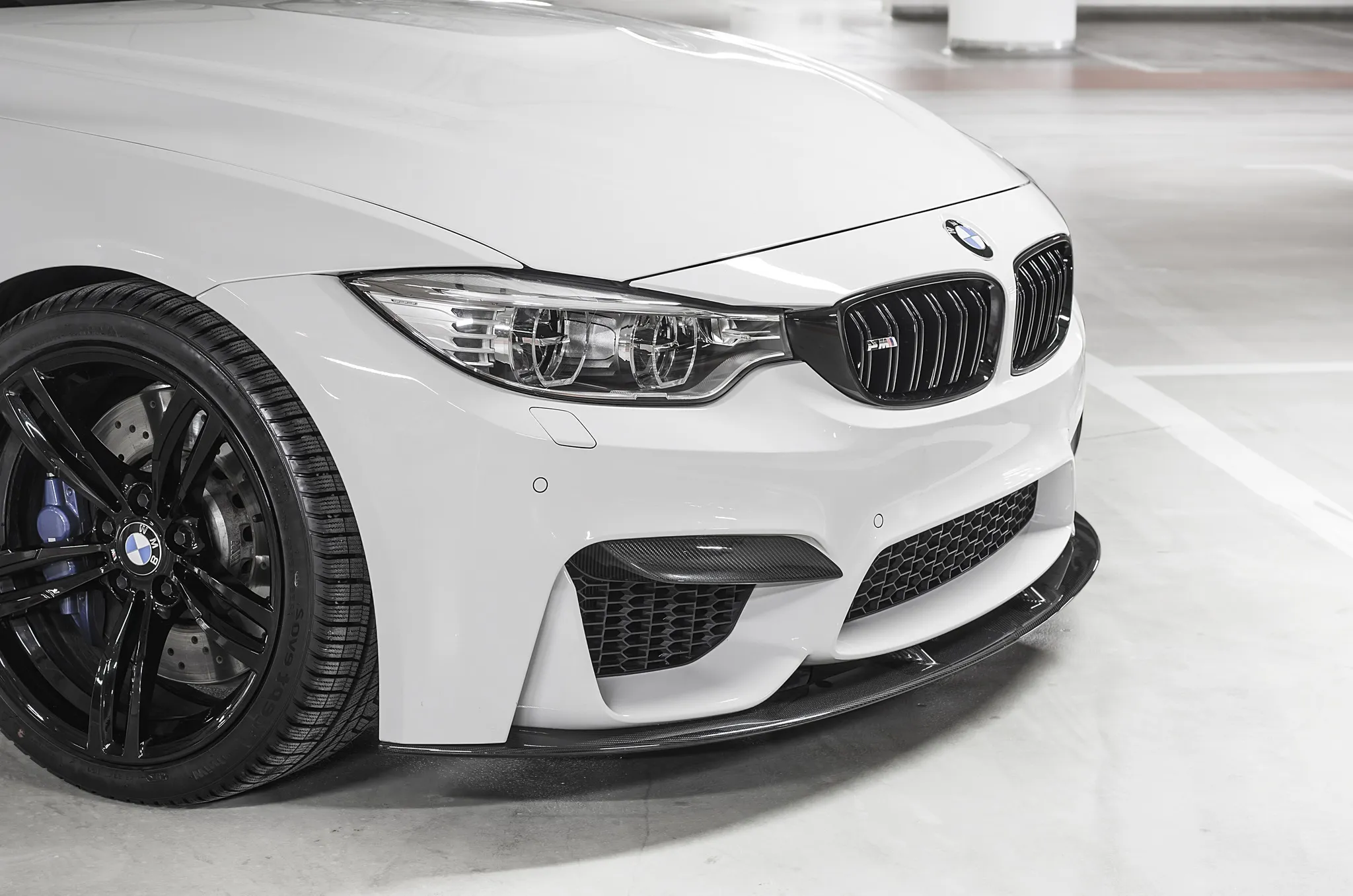 Sterckenn Carbon Fiber front splitter for BMW M3 F80 new model
