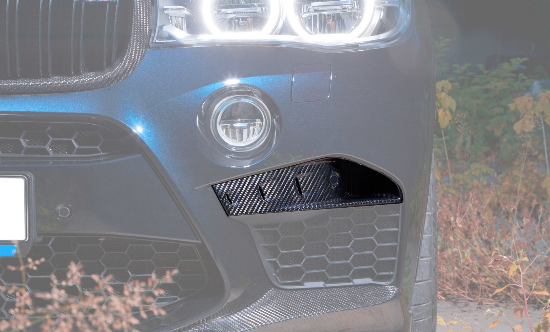 Hodoor Performance Carbon fiber front bumper pads for BMW X5M F85