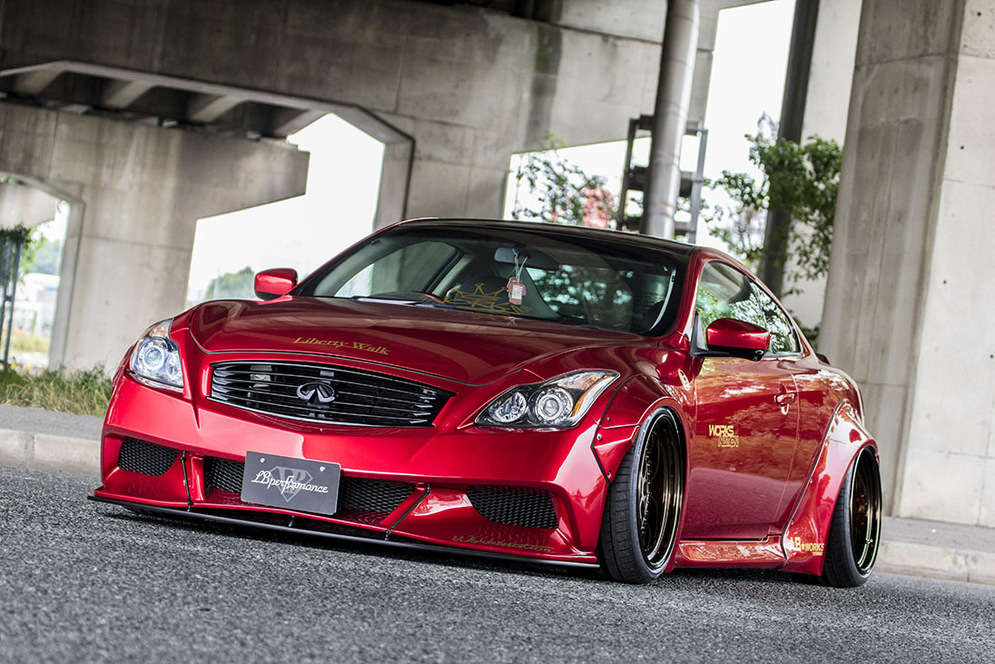 Liberty Walk body kit for Infiniti G37 Buy with delivery. 