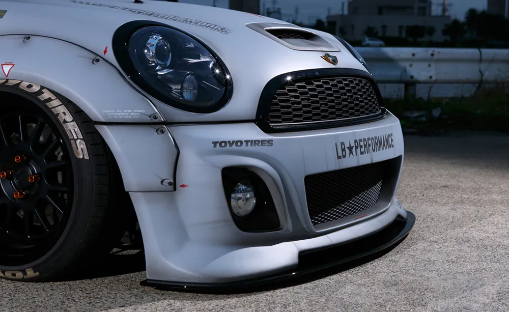 Liberty Walk natoon body kit for Mini Cooper polyurethan