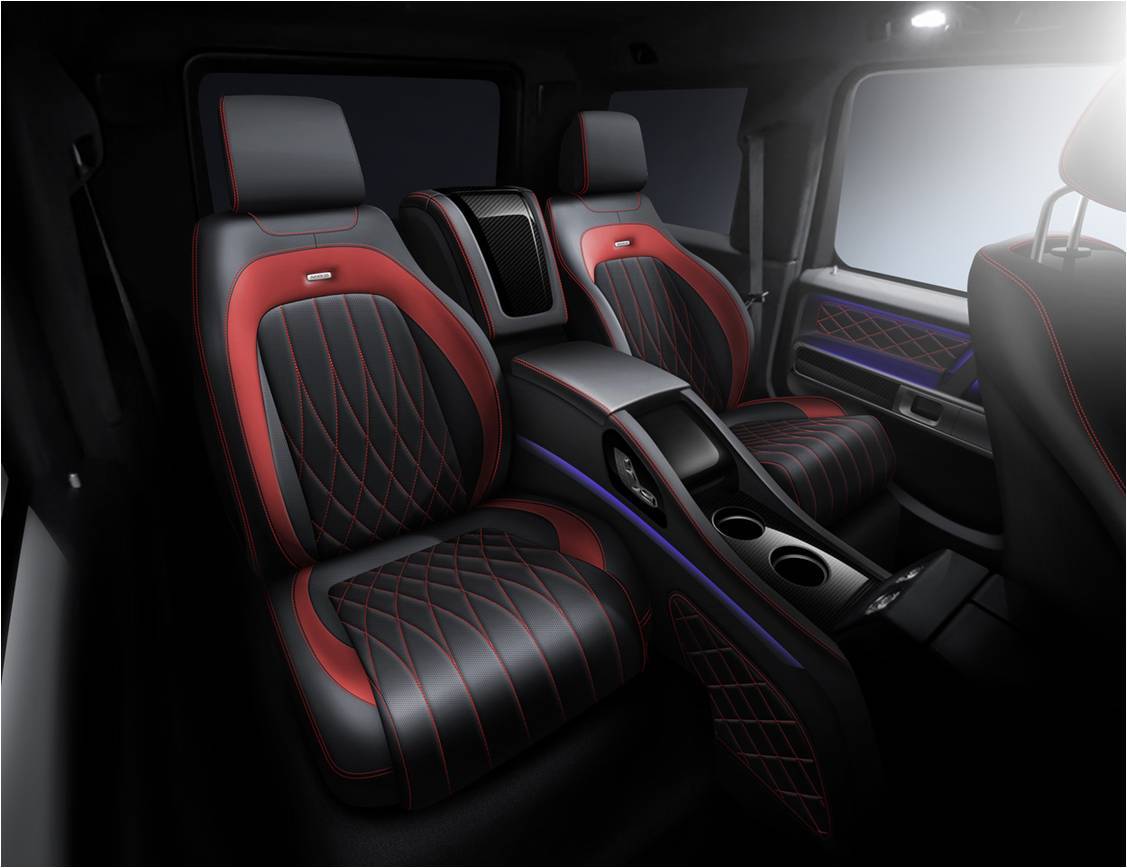 Luxury Interior MBS Gewinner Premium Car Seats for G-class W464 carbon