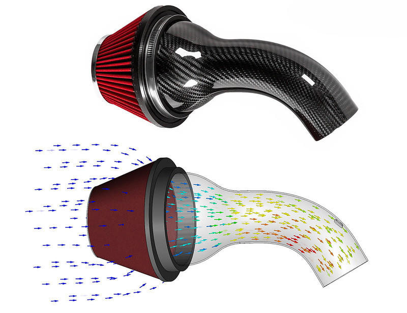 Eventuri Carbon fiber Intake systems for HONDA CIVIC FK8 TYPE R