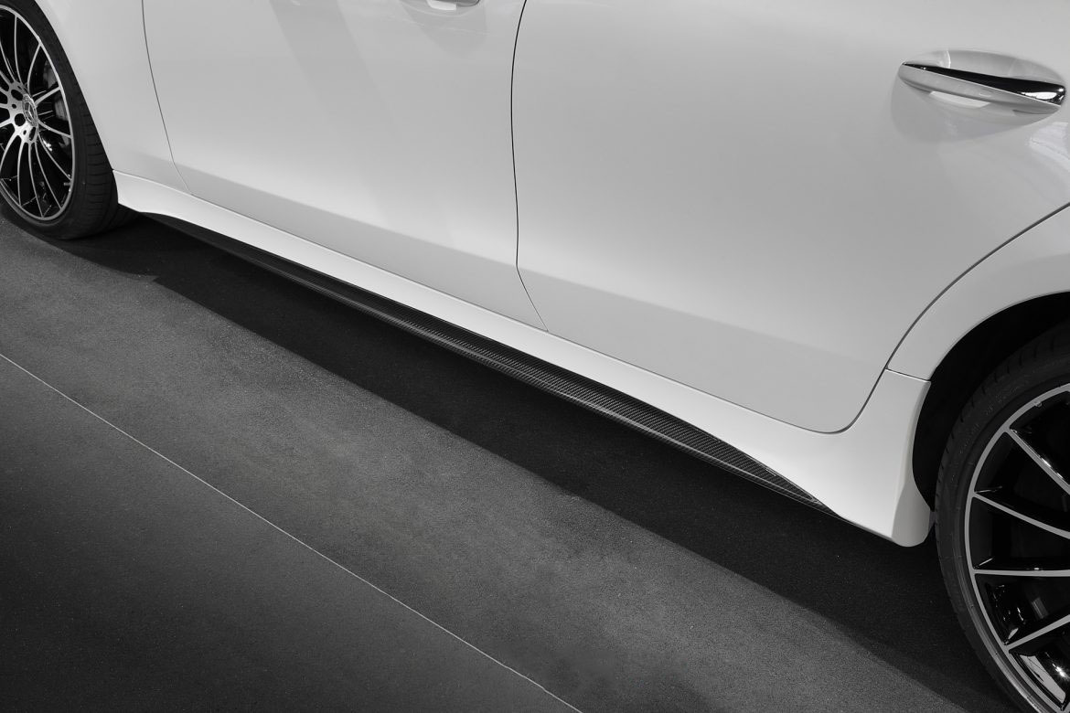 Hodoor Performance Carbon Fiber Threshold Pads for Mercedes CLS-class C257