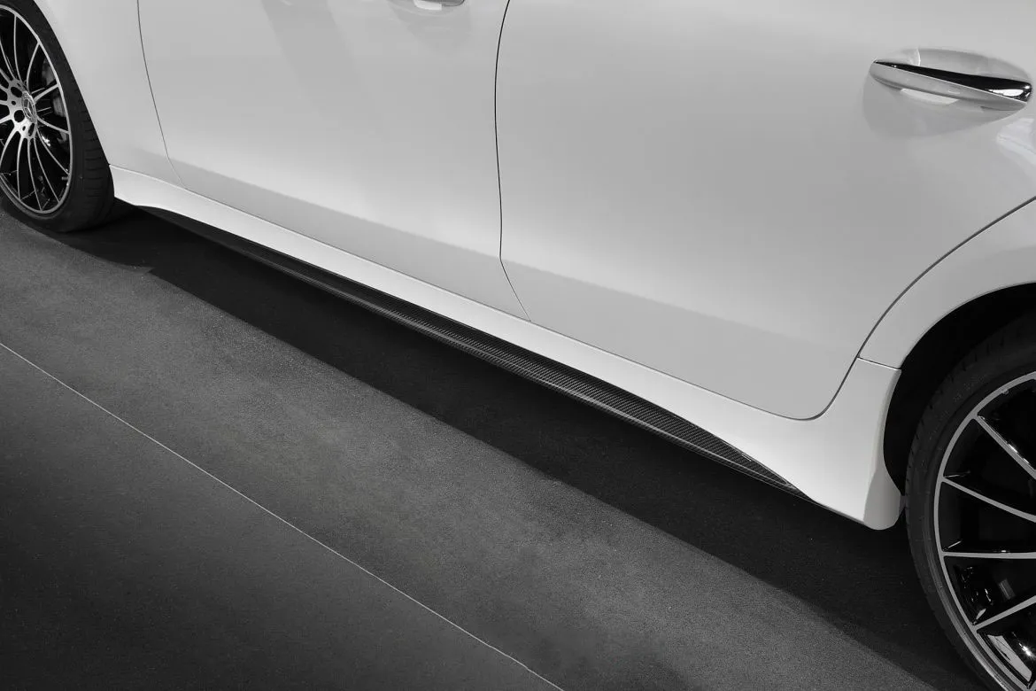 Hodoor Performance Carbon Fiber Threshold Pads for Mercedes CLS-class C257