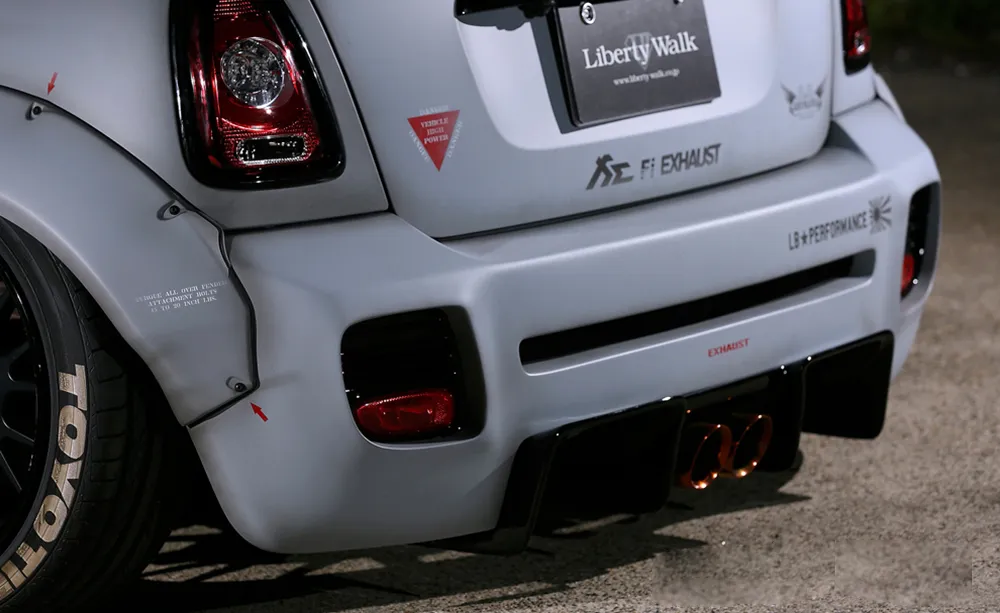 Liberty Walk natoon body kit for Mini Cooper latest model