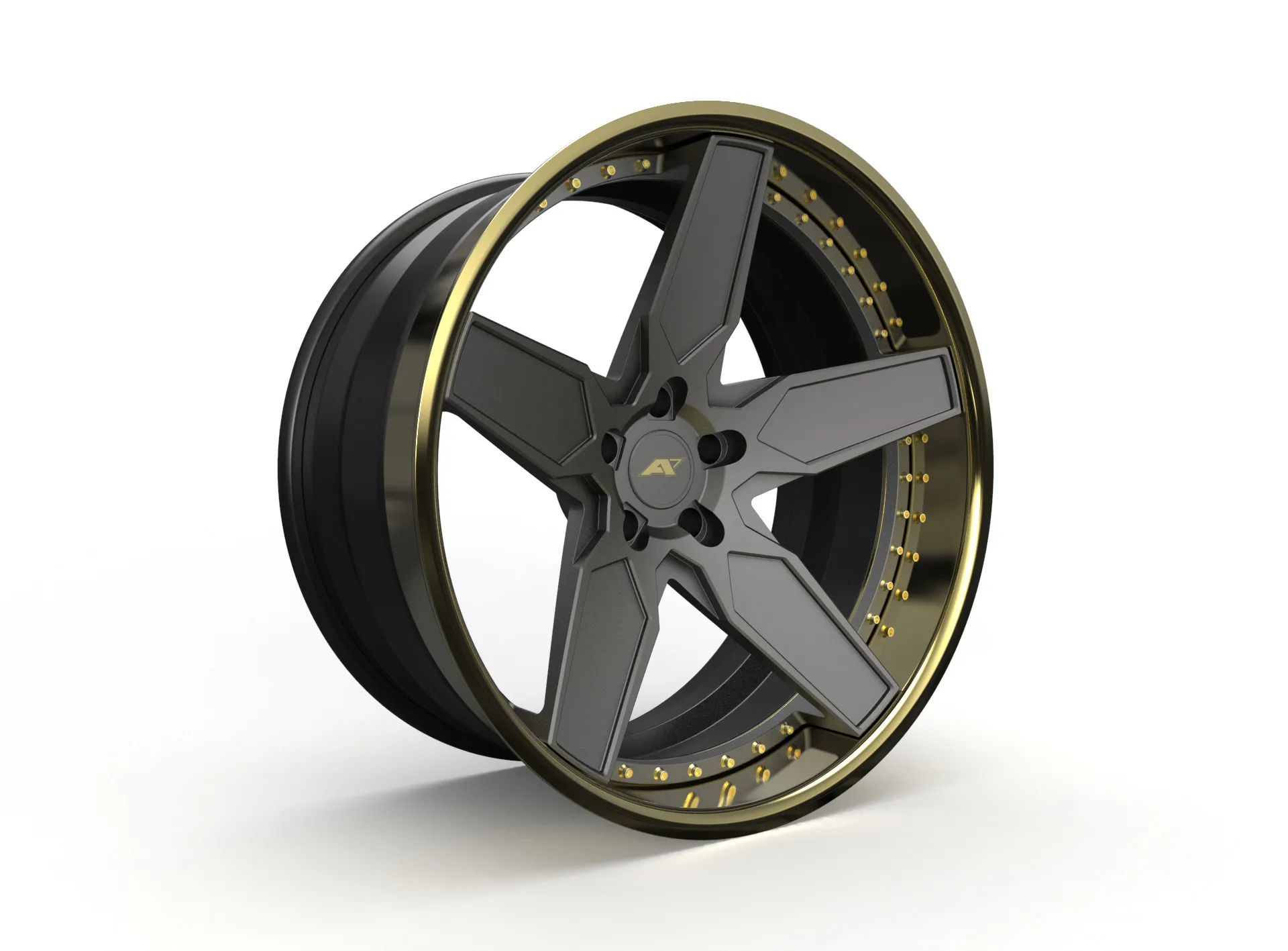 AMP Forged Wheels AMP 5C-3P FLAT LIP