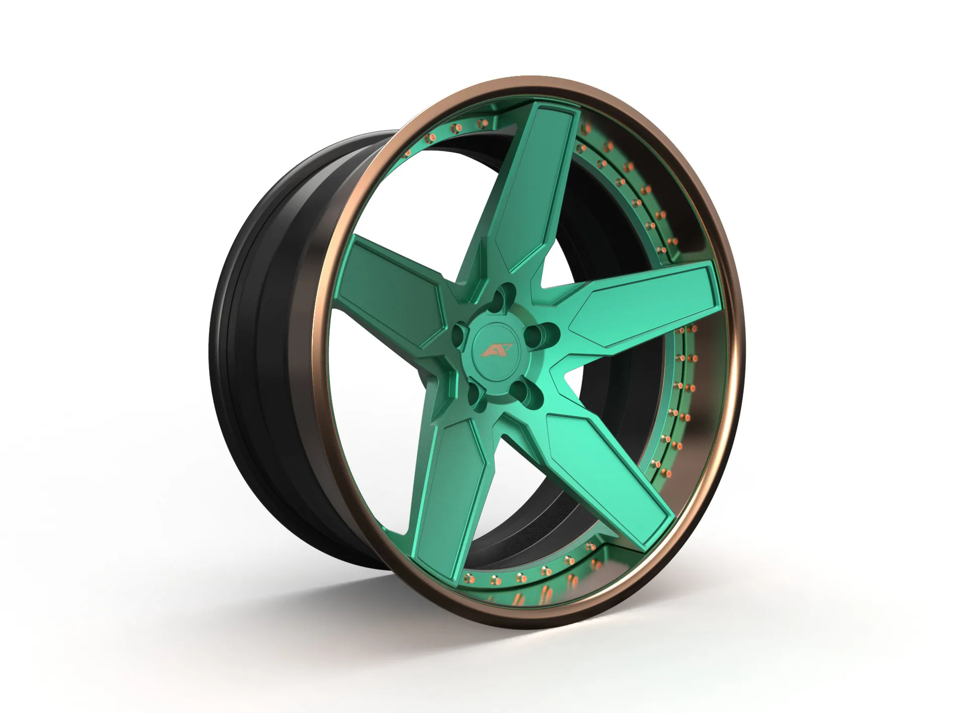 AMP Forged Wheels AMP 5C-3P FLAT LIP