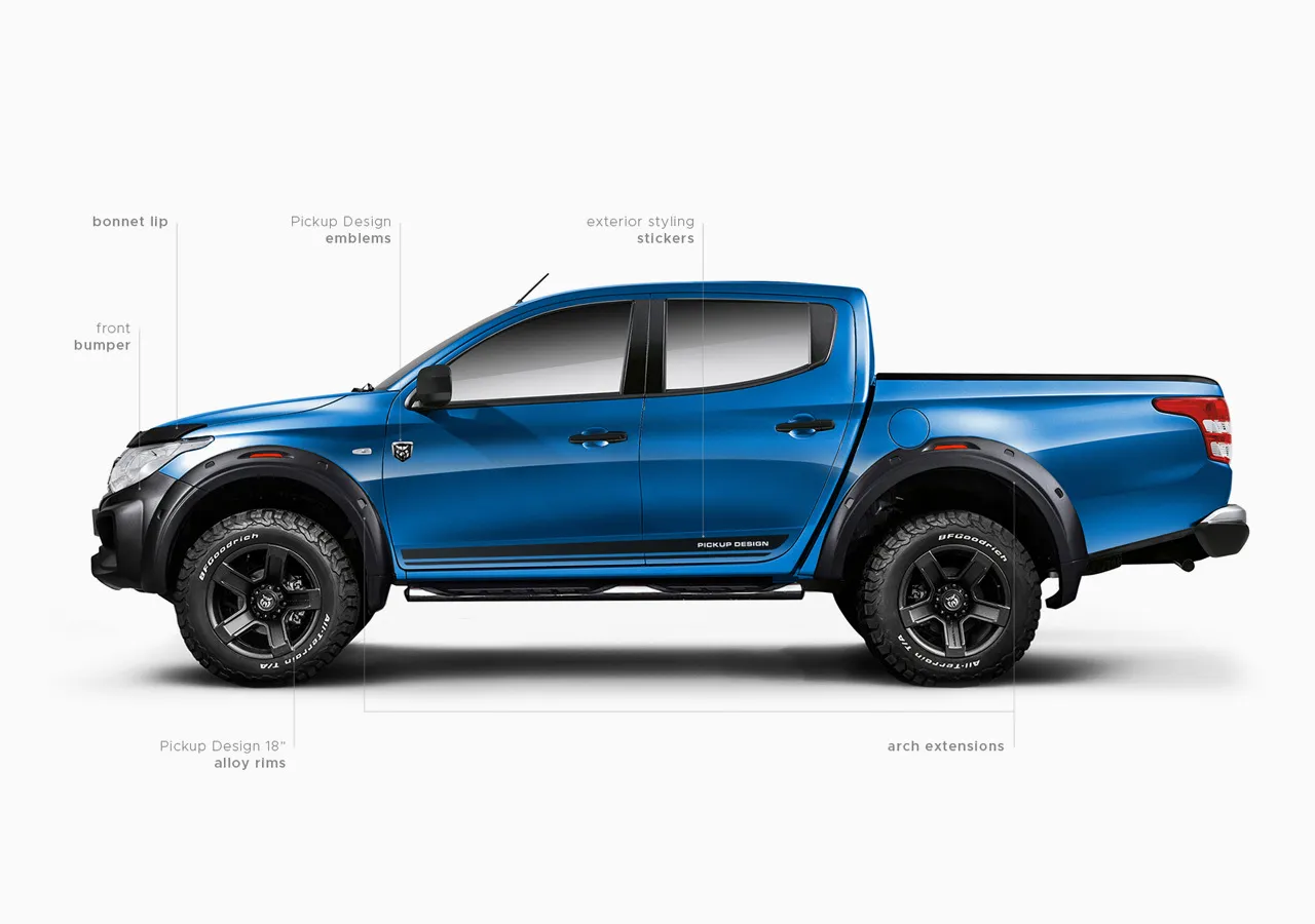 Carlex Design body kit for Mitsubishi L200 PRIME KIT NEW MODEL