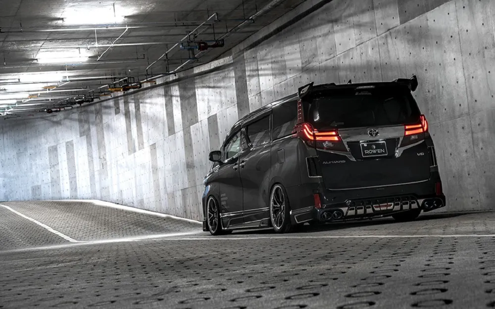 Rowen body kit for Toyota 30 ALPHARD S-grade Early Model carbon