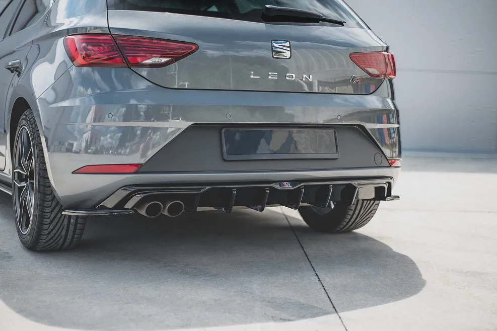 Maxton Design REAR VALANCE FOR SEAT LEON MK3 FR abs plastic