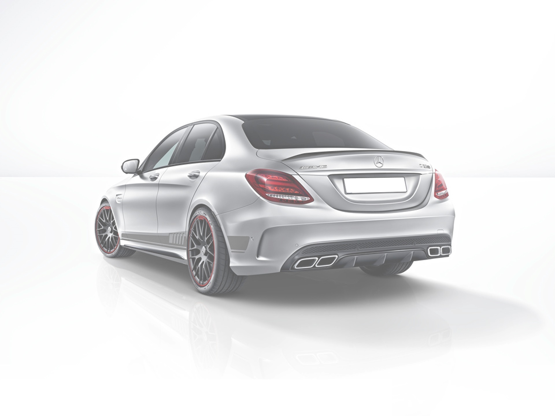 Hodoor Performance Carbon fiber trunk spoiler AMG Style for Mercedes C-class W205