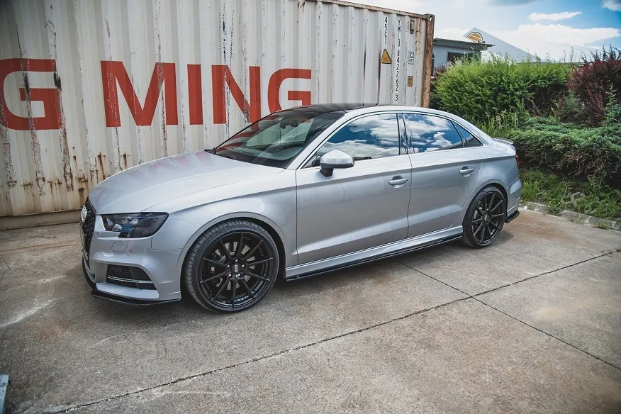 Maxton Design SIDE SKIRTS DIFFUSERS V.2 FOR AUDI S3 / A3 S-LINE SEDAN 8V new model