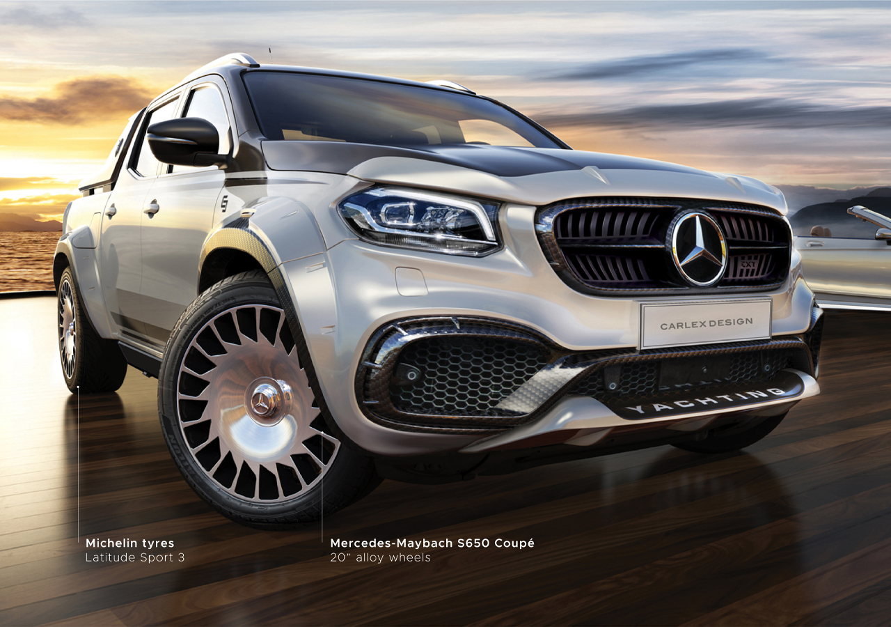 Carlex Design Exy Yachting Body kit for Mercedes X-Class new design
