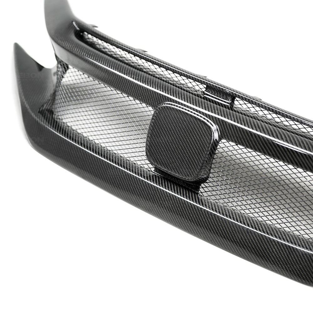 SEIBON CV-STYLE CARBON FIBER FRONT GRILLE FOR  HONDA CIVIC TYPE R new style