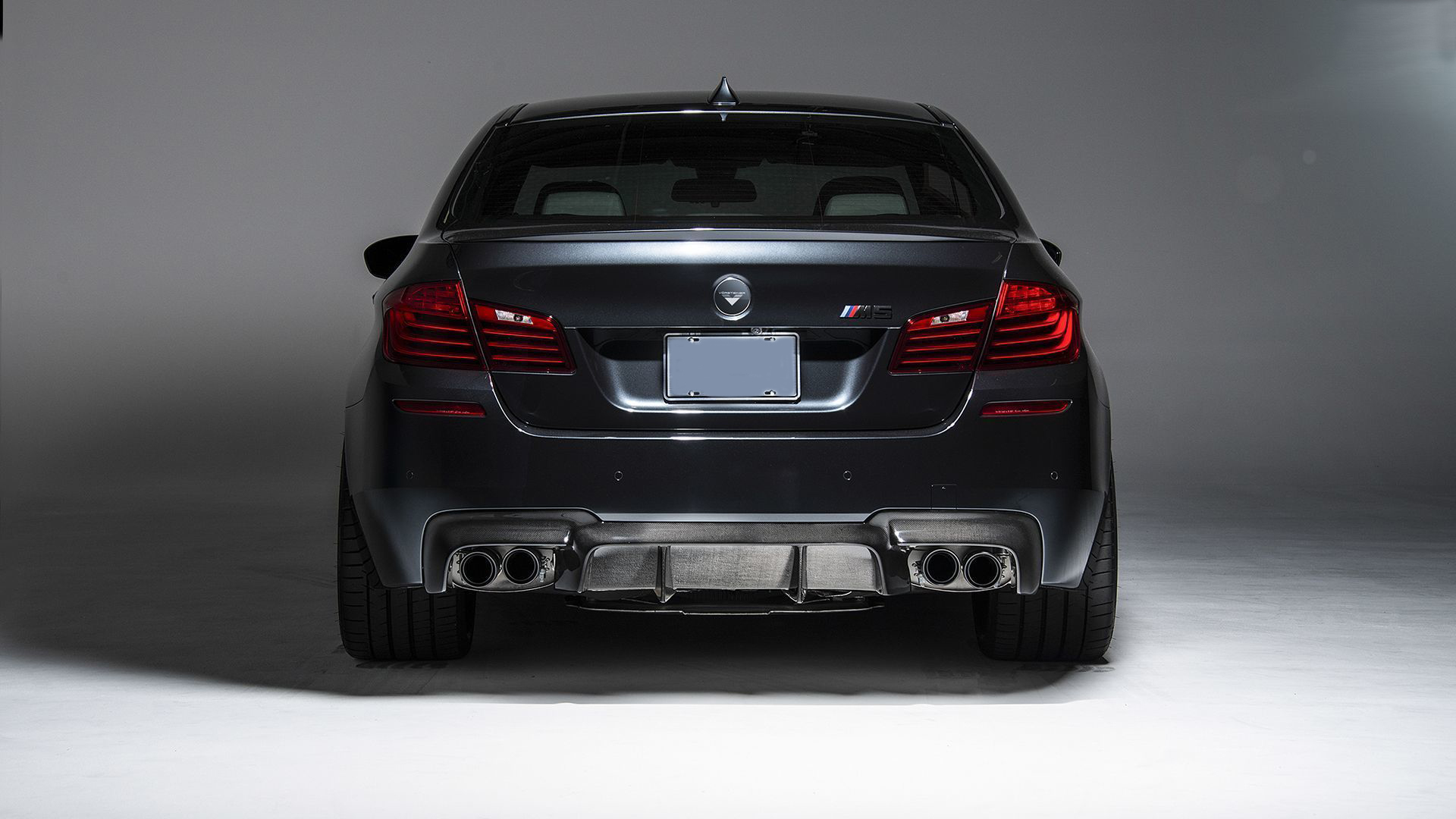 Hodoor Performance Carbon fiber Rear Bumper Diffuser Vorsteiner Style for BMW M5