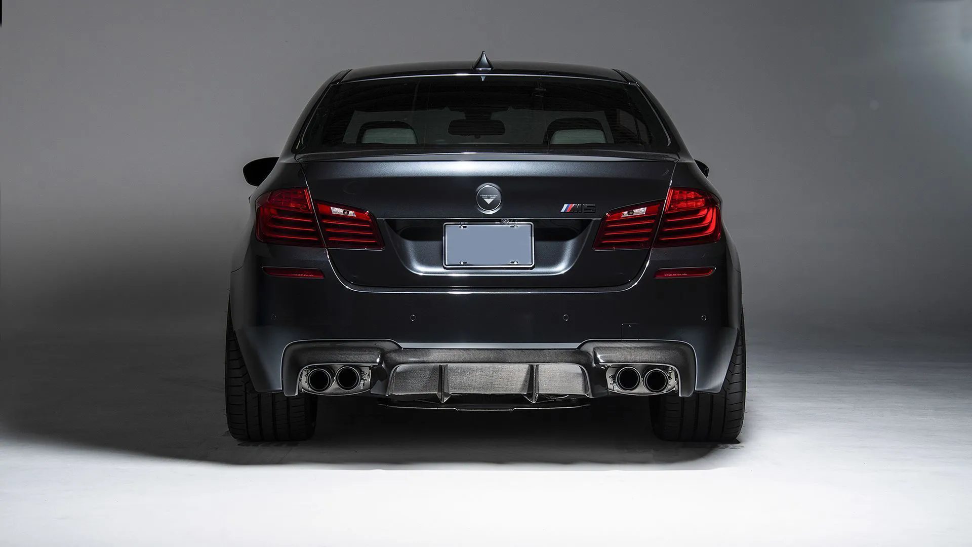 Hodoor Performance Carbon fiber Rear Bumper Diffuser Vorsteiner Style for BMW M5