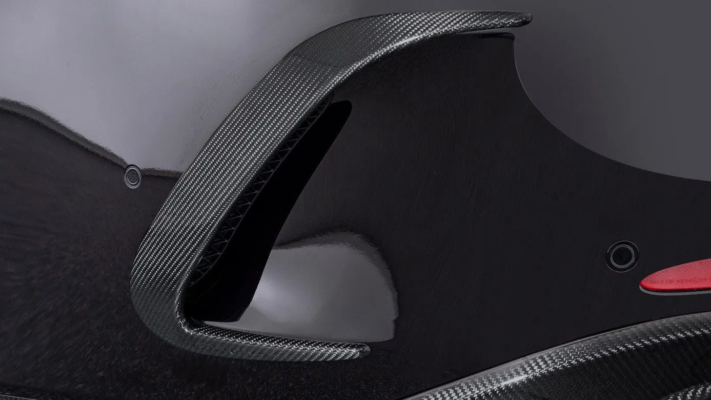 Hodoor Performance Carbon Fiber Rear Bumper Pads for Mercedes CLS-class C257