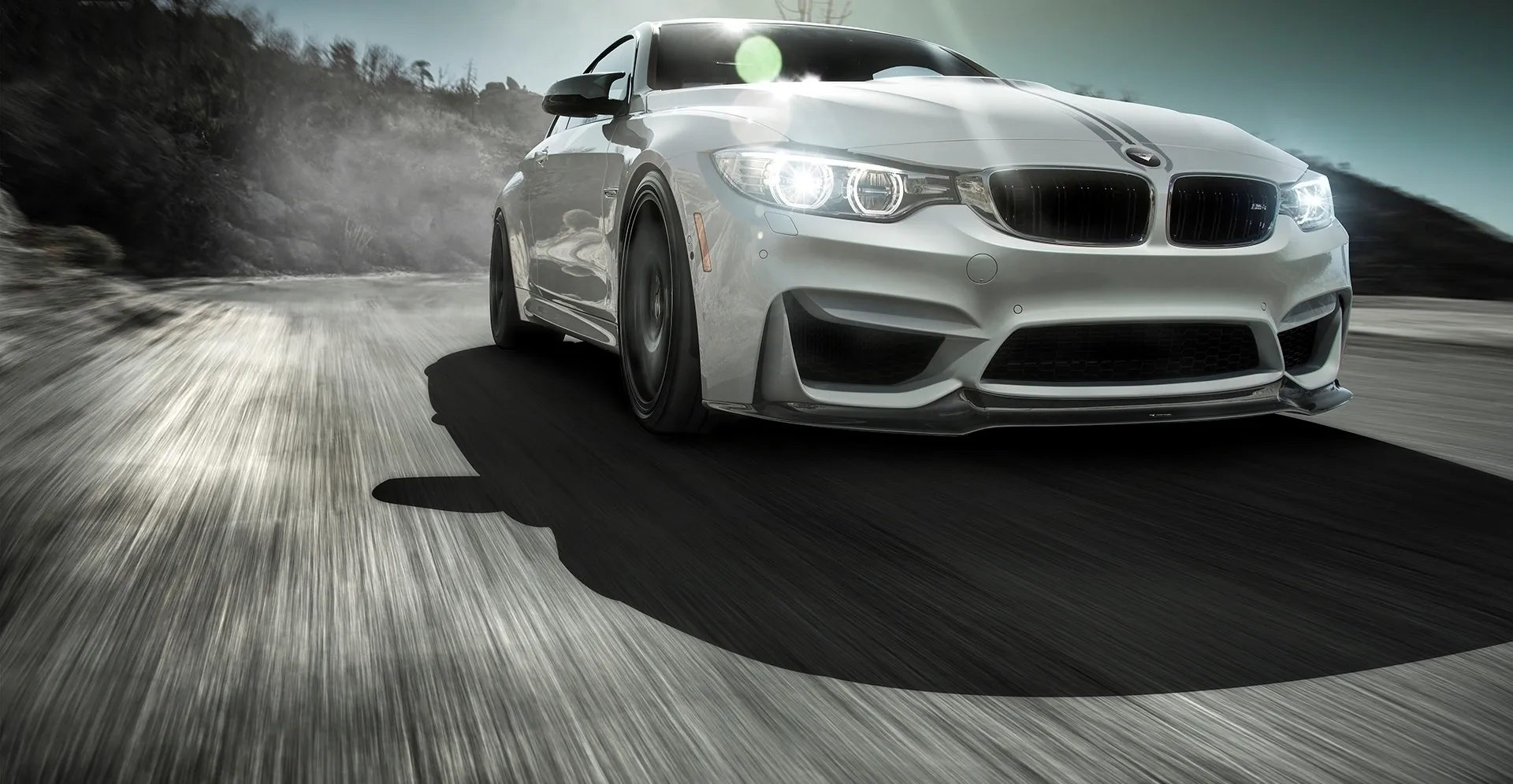 VORSTEINER STYLE CARBON FRONT BUMPER SPOILER FOR BMW M4 NEW STYLE