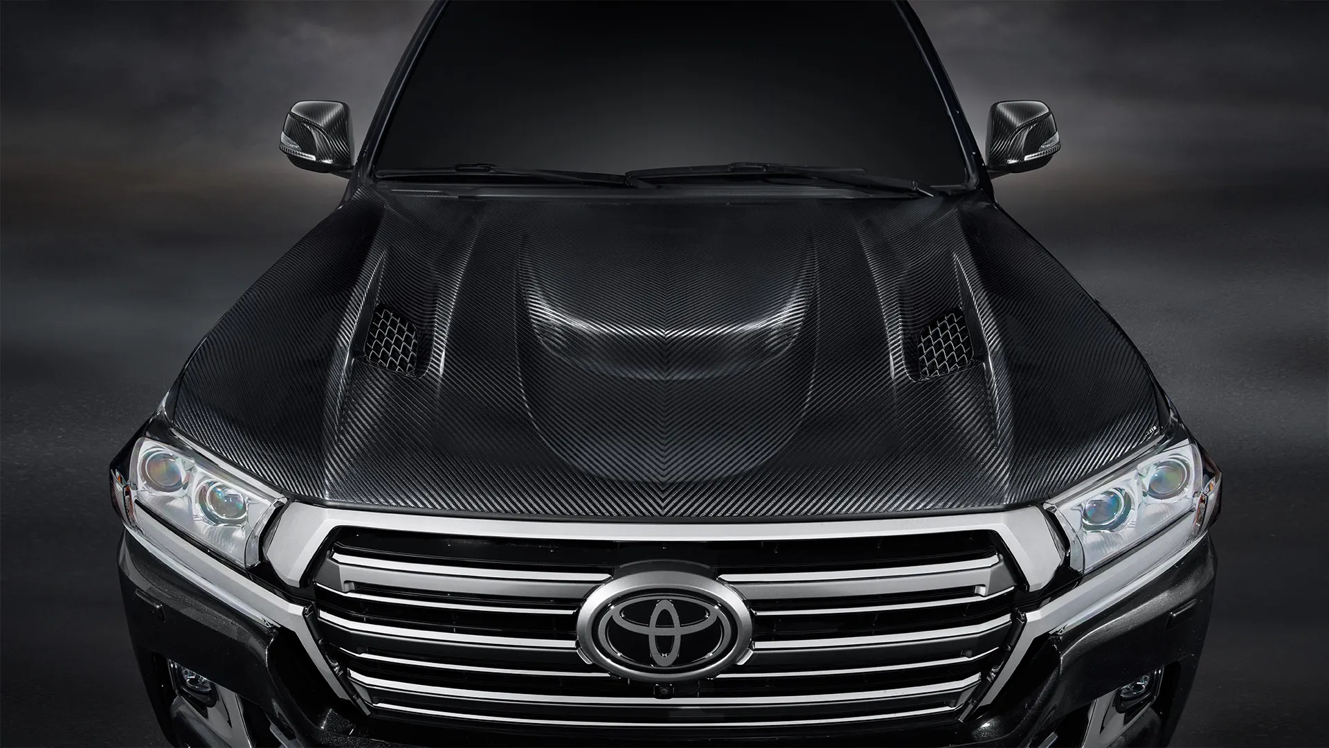 Carbon hodoor for TOYOTA Land Cruiser 200 2020