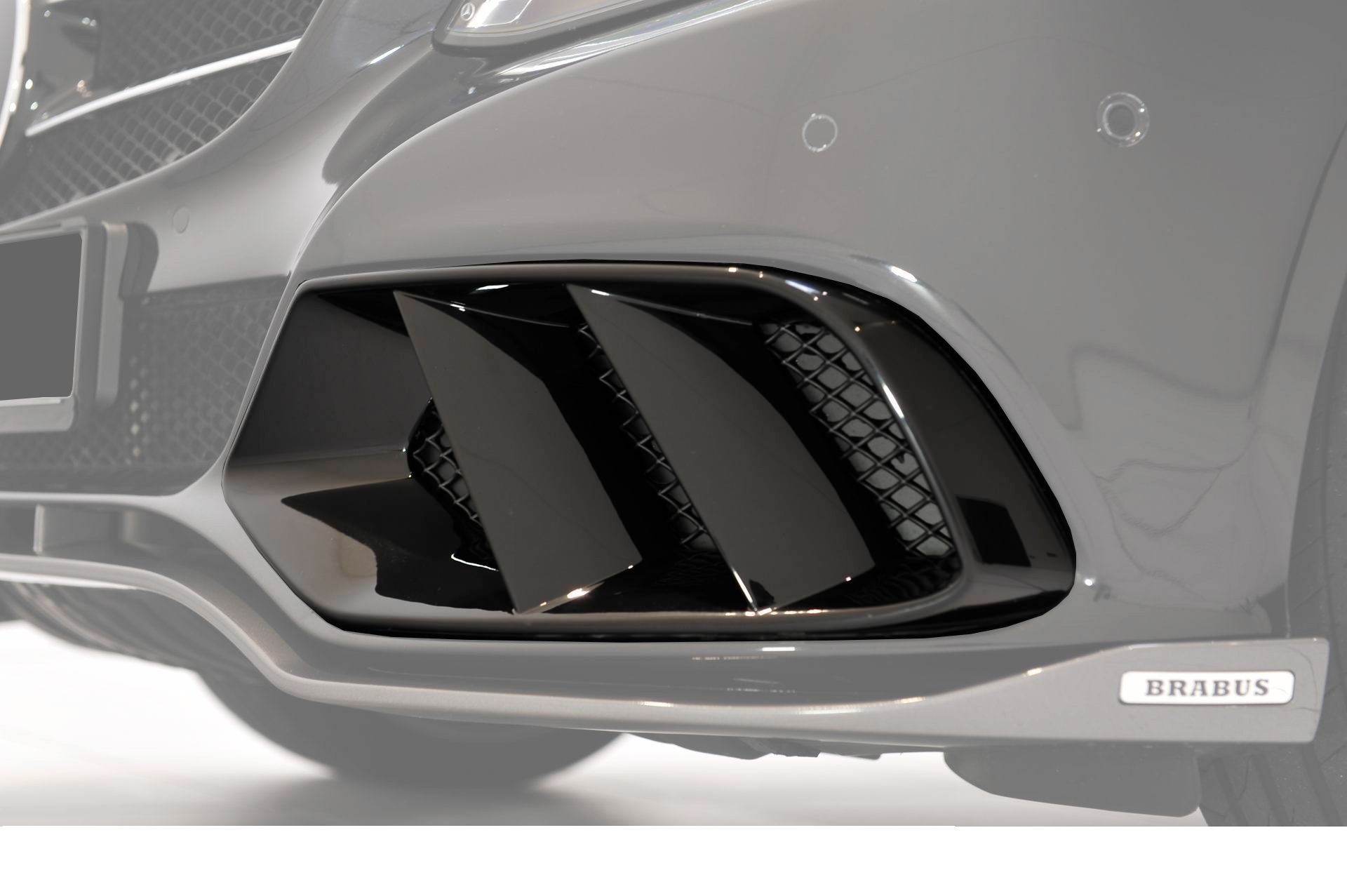 Carbon fiber front bumper air intakes  for Mercedes C-class W205 new model