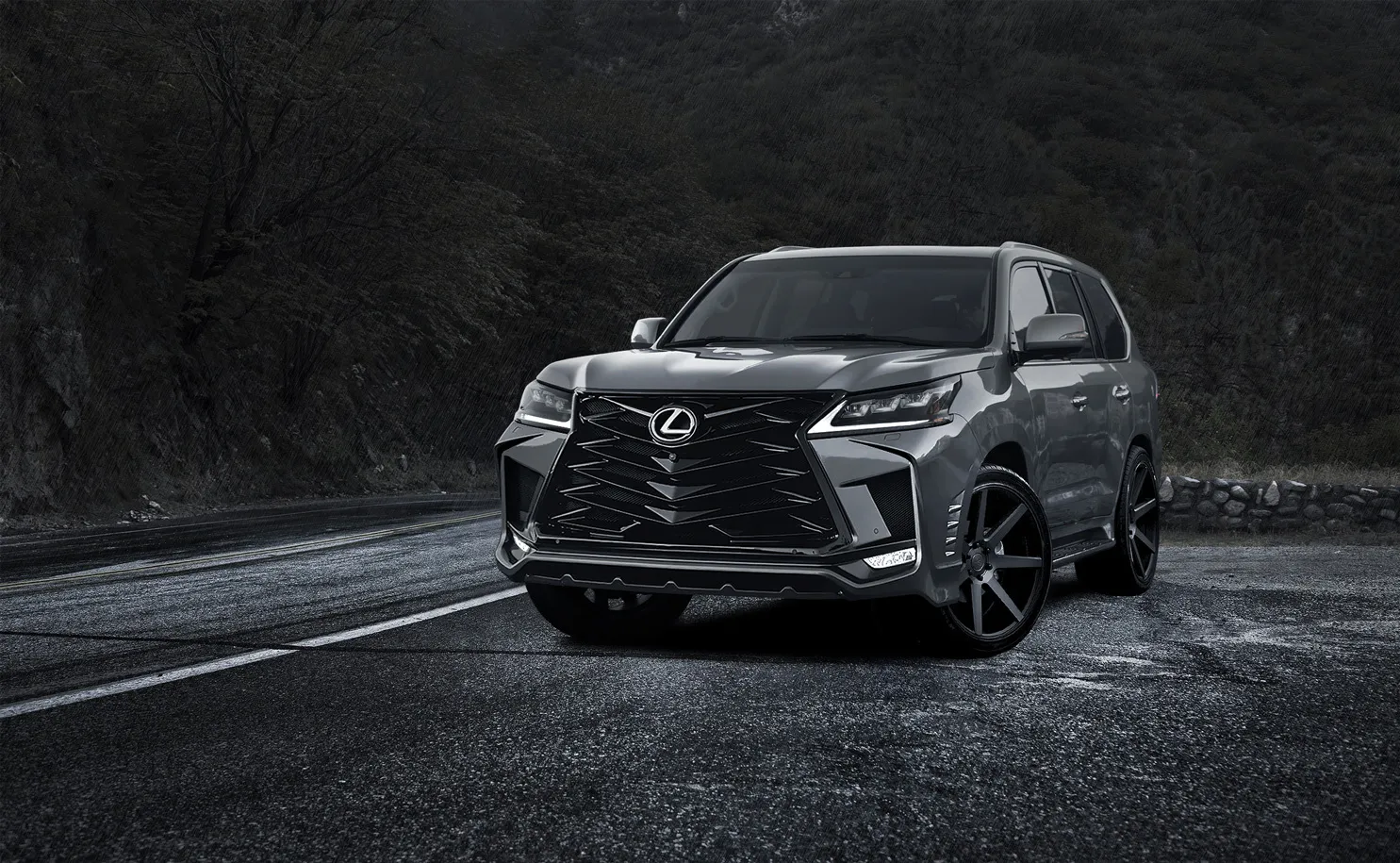 Check price and buy Renegade Design body kit for Lexus LX 450D/570