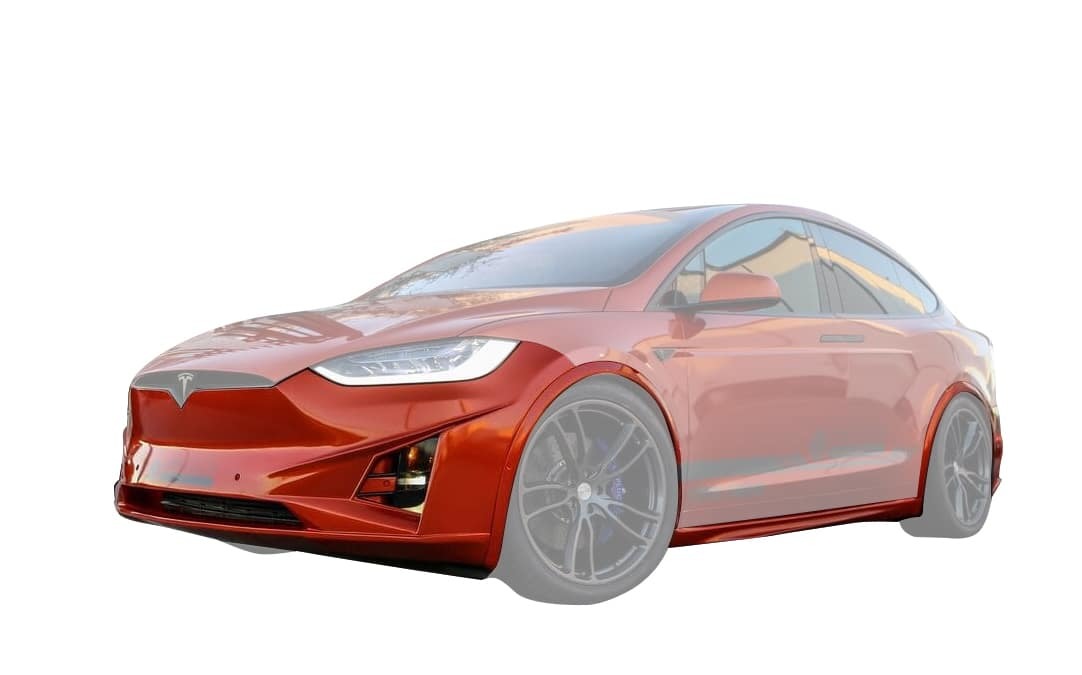 Unplugged Performance Complete Aero Kit for Tesla Model X new style
