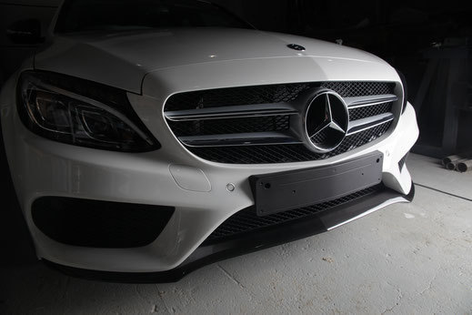 Hodoor Performance Carbon fiber Spoiler front bumper for Mercedes W205 new model