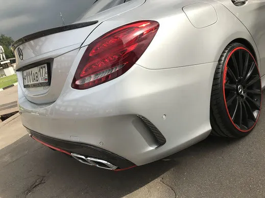 Carbon fiber Rear bumper covers for Mercedes C-class W205