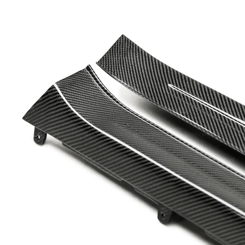 SEIBON CARBON FIBER DOOR SILLS PLATE FOR NISSAN GT-R latest model