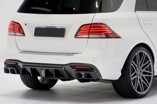 Carbon fiber rear bumper diffuser for Wagon Mercedes GLE bodywork