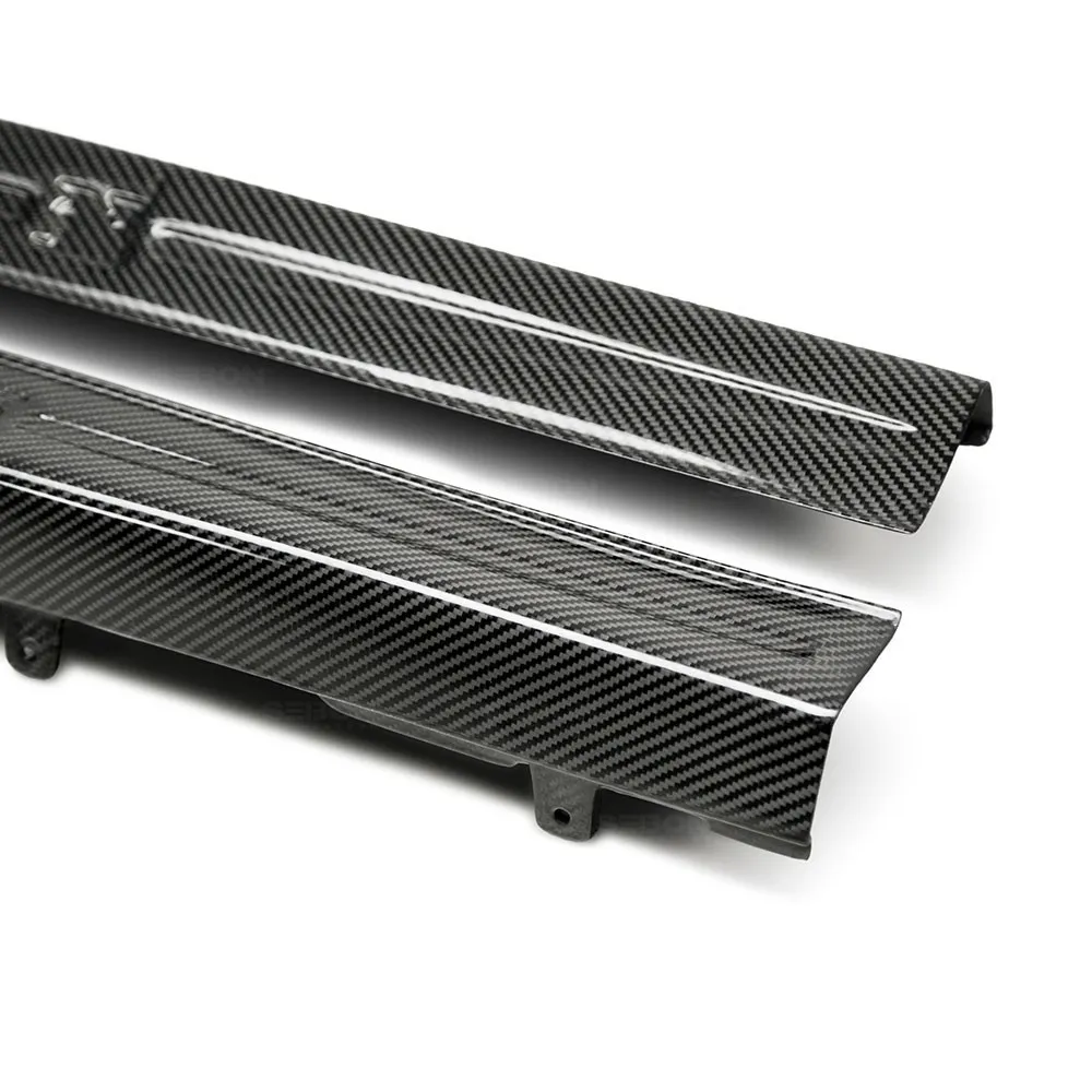SEIBON CARBON FIBER DOOR SILLS PLATE FOR  NISSAN GT-R new style