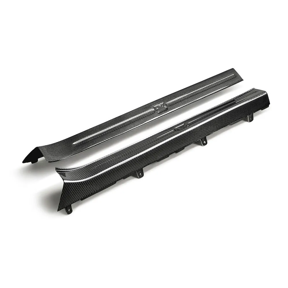 SEIBON CARBON FIBER DOOR SILLS PLATE FOR  NISSAN GT-R new model