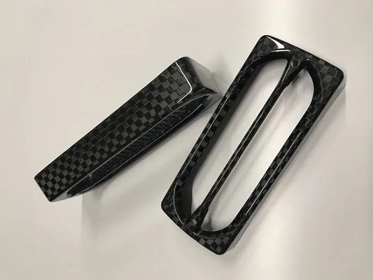Hodoor Performance Carbon fiber Trims on the rear lights for Mercedes G-class