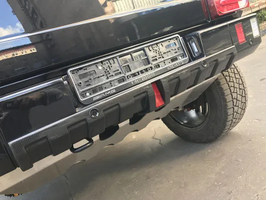 Hodoor Performance Carbon fiber Rear bumper diffuser for Mercedes G-class