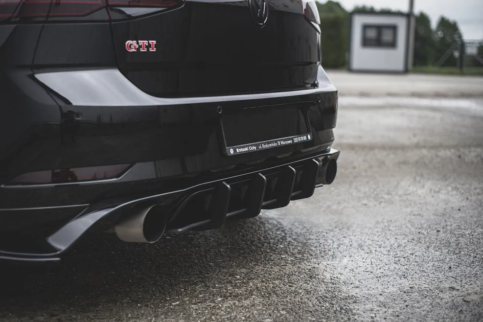 Maxton Design RACING DURABILITY REAR DIFFUSER FOR VW GOLF 7 GTI TCR new style