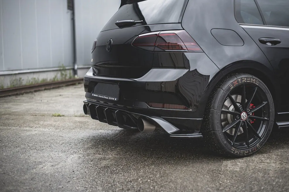 Maxton Design RACING DURABILITY REAR DIFFUSER FOR VW GOLF 7 GTI TCR new model