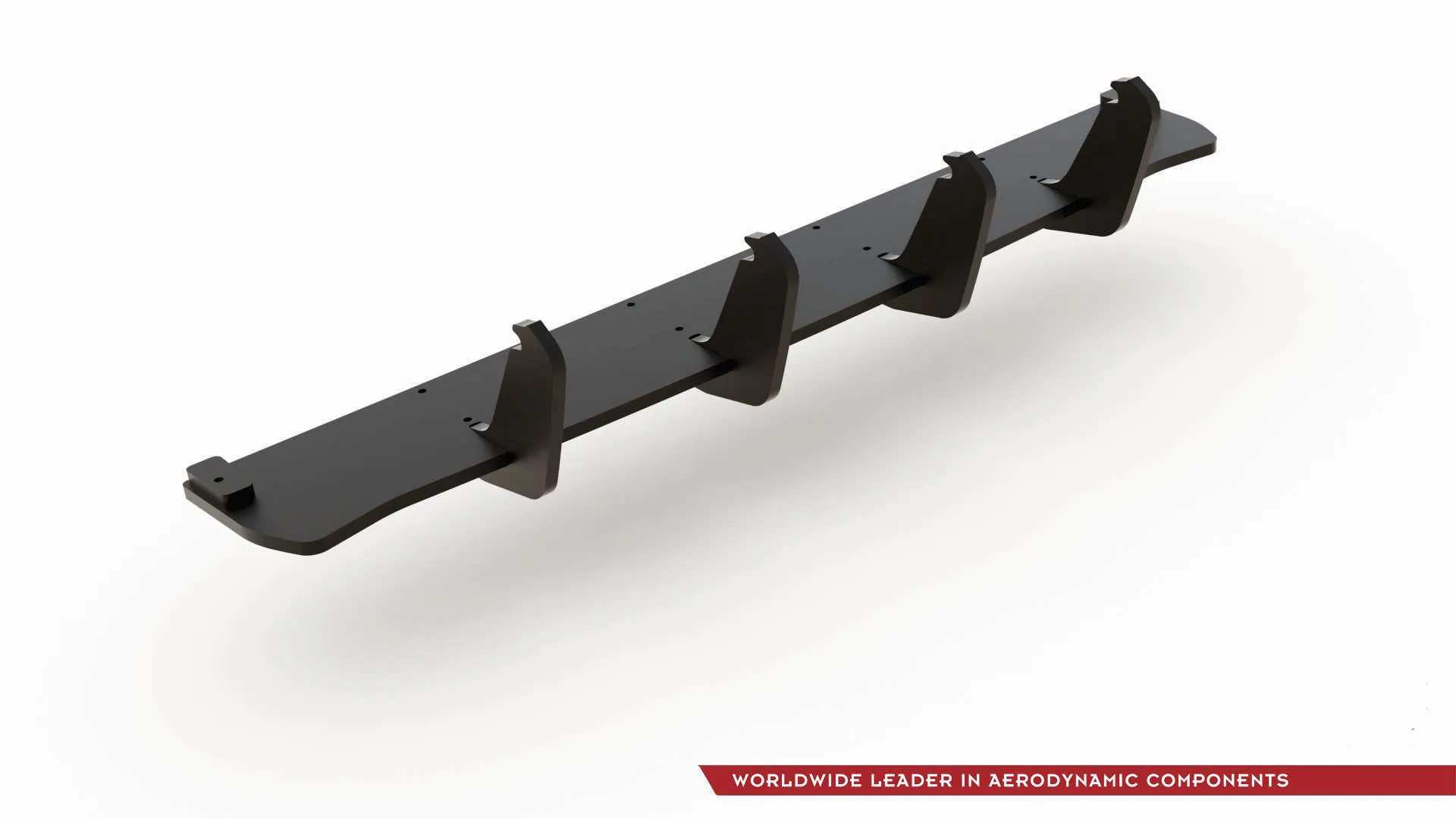 Maxton Design RACING DURABILITY REAR DIFFUSER FOR VW GOLF 7 GTI TCR abs plastic