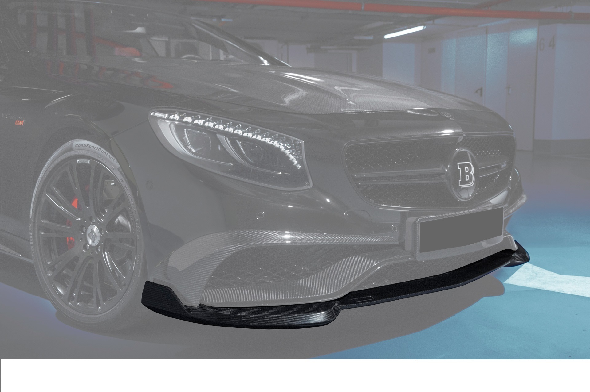 Hodoor Performance Carbon fiber spoiler front bumper for Mercedes S63 amg coupe w217