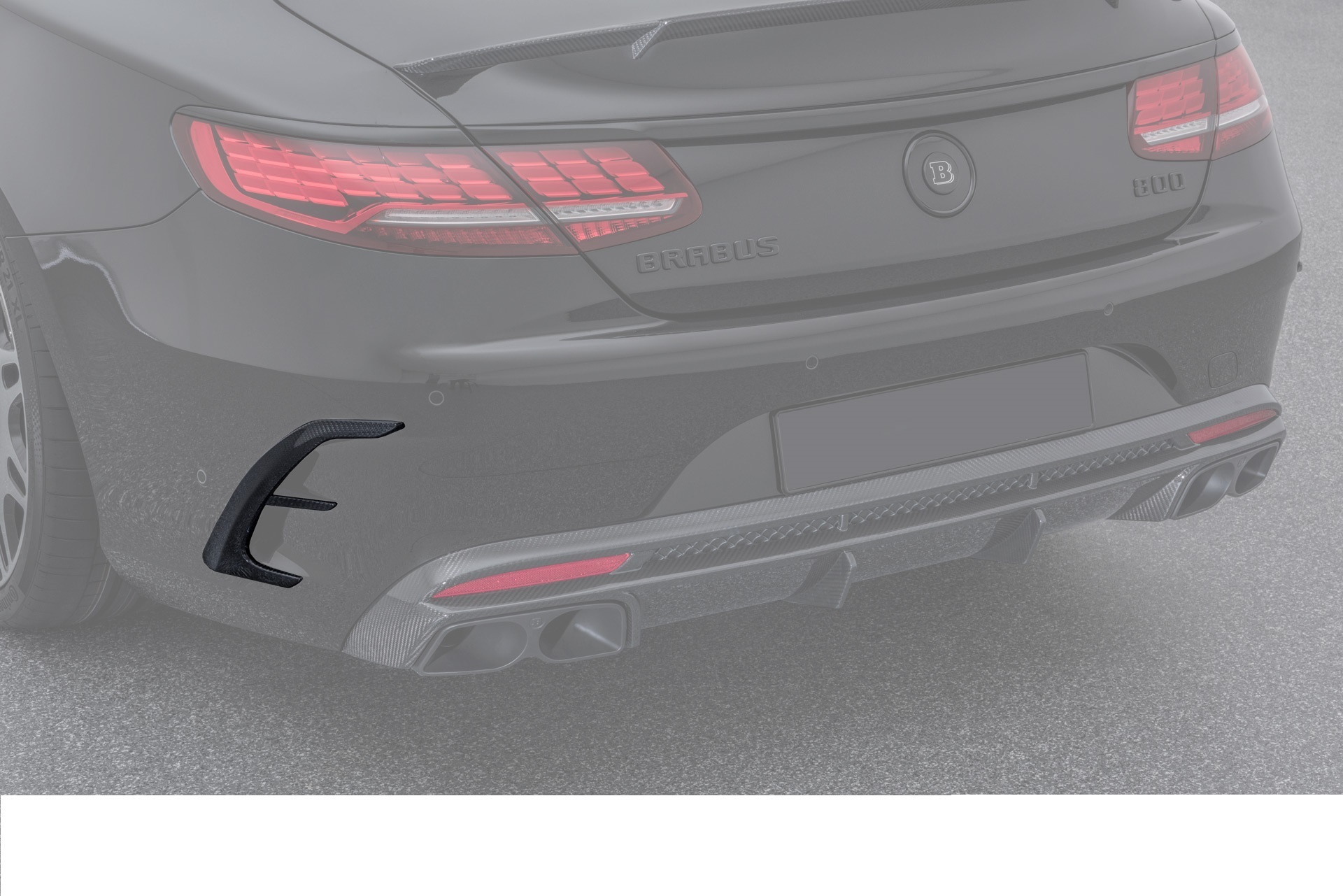 Hodoor Performance Carbon fiber rear bumper cover for Mercedes S63 amg coupe w217