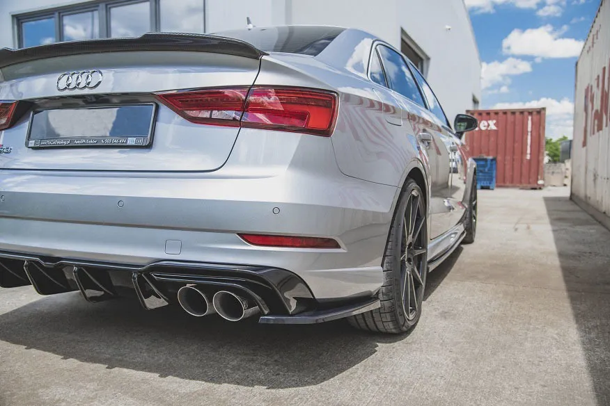 Maxton Design REAR SIDE SPLITTERS V.2 FOR AUDI S3 SEDAN 8V new model