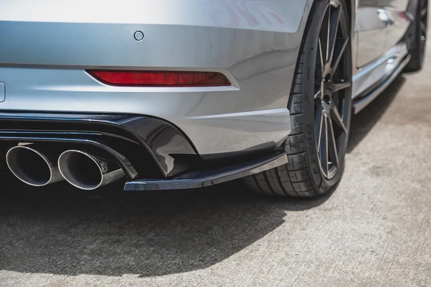 Maxton Design REAR SIDE SPLITTERS V.2 FOR AUDI S3 SEDAN 8V new style