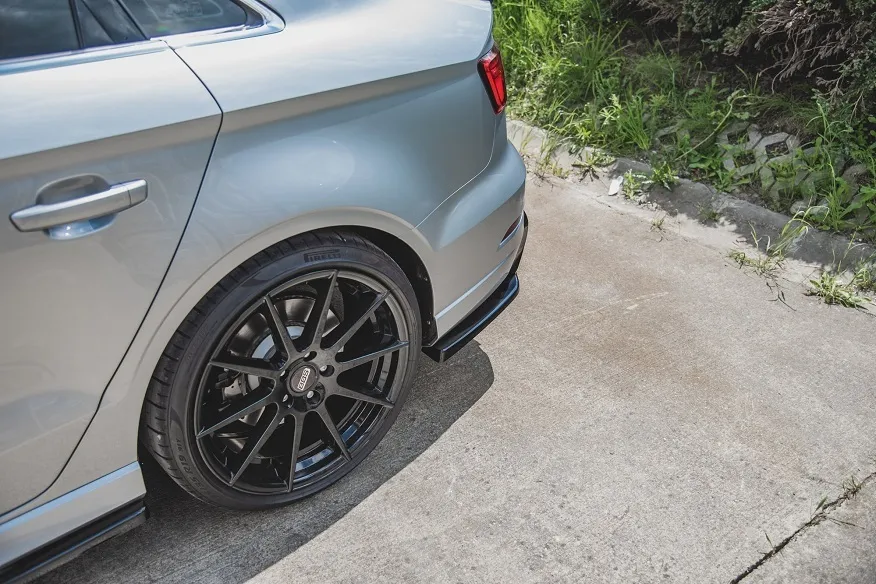 Maxton Design REAR SIDE SPLITTERS V.2 FOR AUDI S3 SEDAN 8V latest model