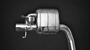 Capristo exhaust system for Mercedes C63 AMG W205