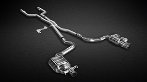 Capristo exhaust system for Mercedes C63 AMG W205