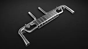 Capristo exhaust system for Mercedes GLE 63 S